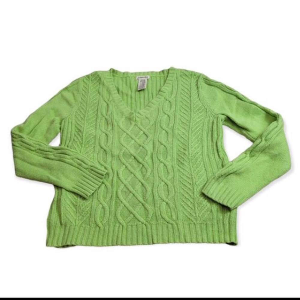 St Johns Bay  Vintage  Cable Sweater